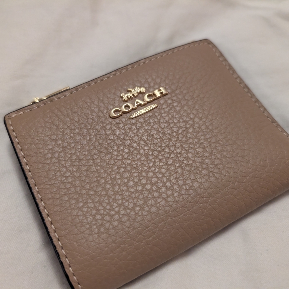 Coach Tan Leather Wallet
